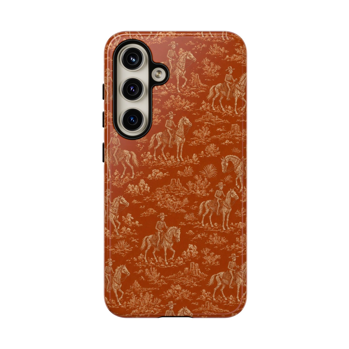 Cowboy Skeleton Toile Tough Case