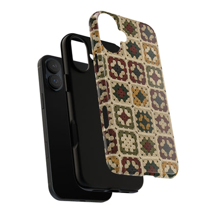 Christmas Granny Square Tough Case