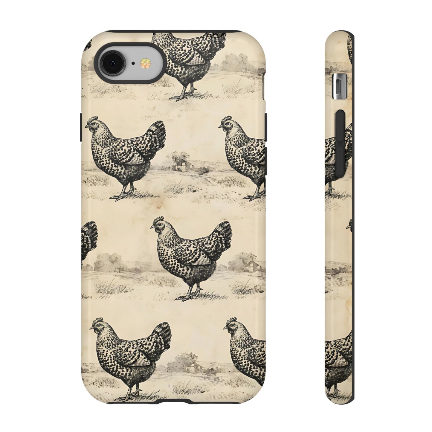 Vintage Chickens Tough Case