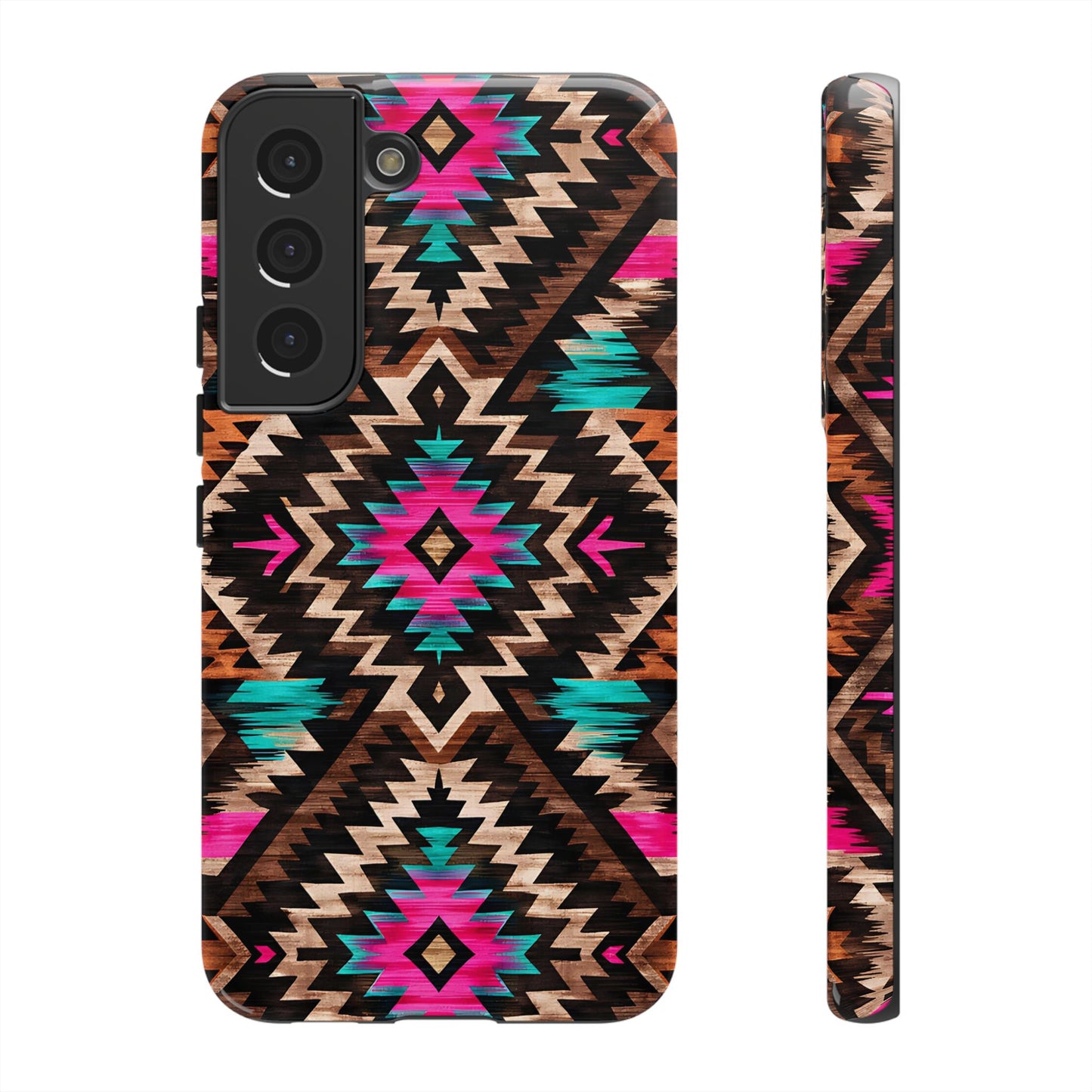Neon Aztec Rug Tough Case