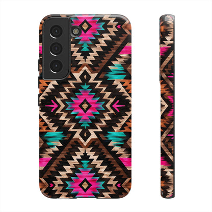 Neon Aztec Rug Tough Case