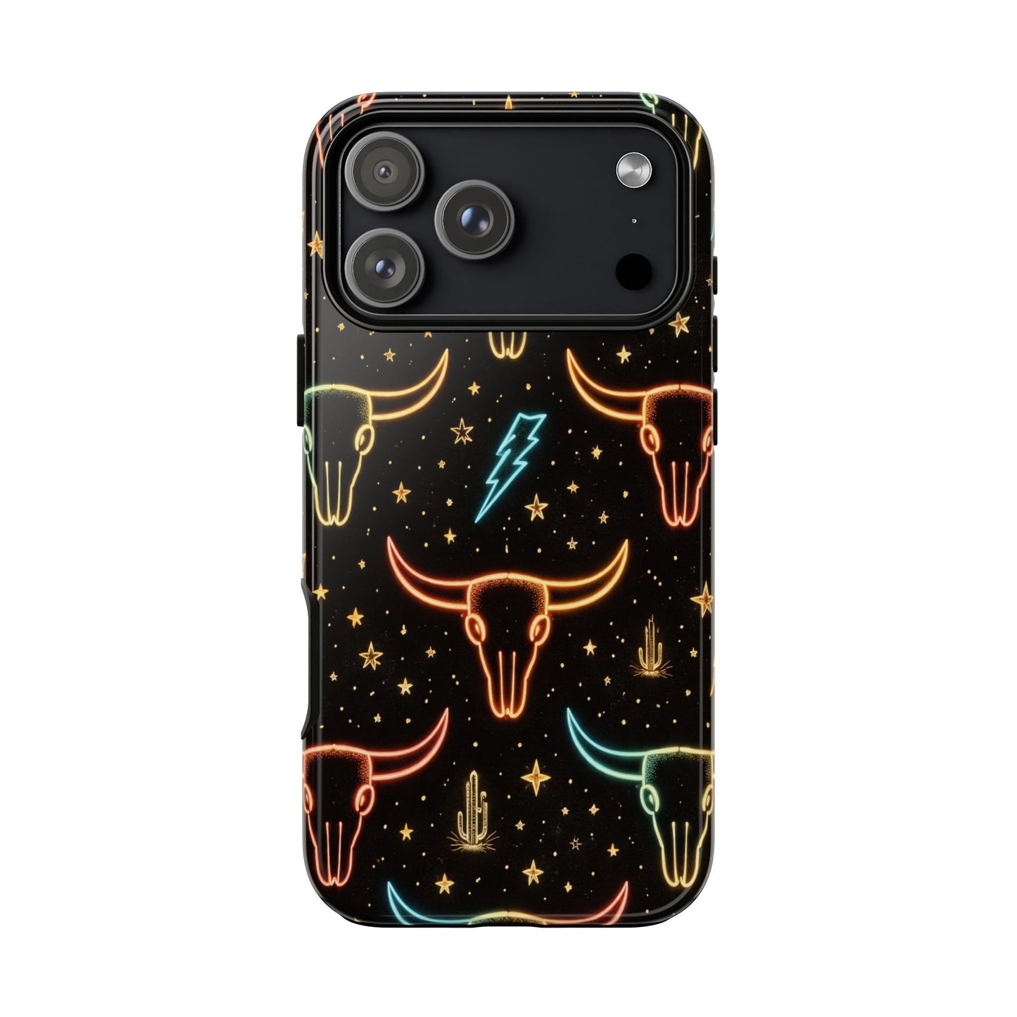 Neon Longhorns Tough Case
