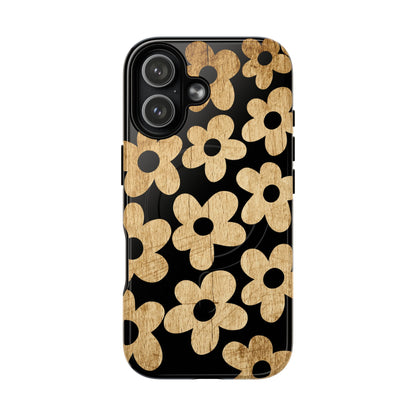Retro Flower Magnetic Case