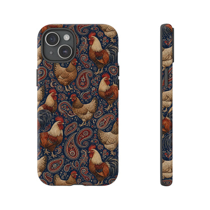 Patriotic Paisley Chickens Tough Case