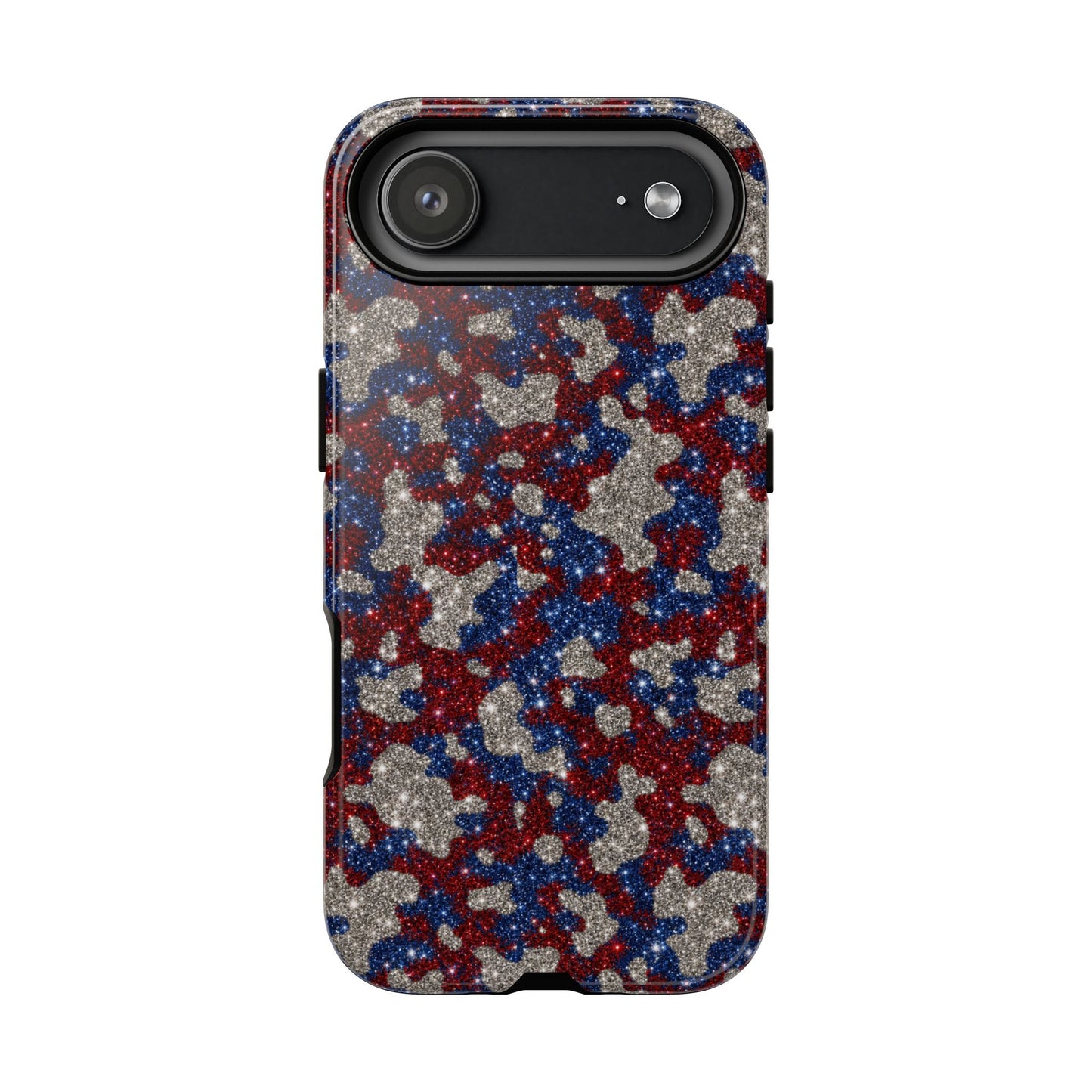 USA Cowhide Glitter Tough Case