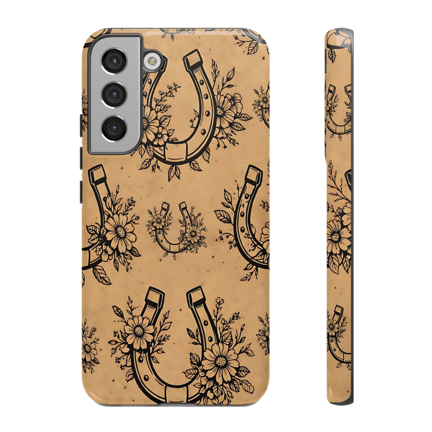 Floral Horseshoes Tough Case