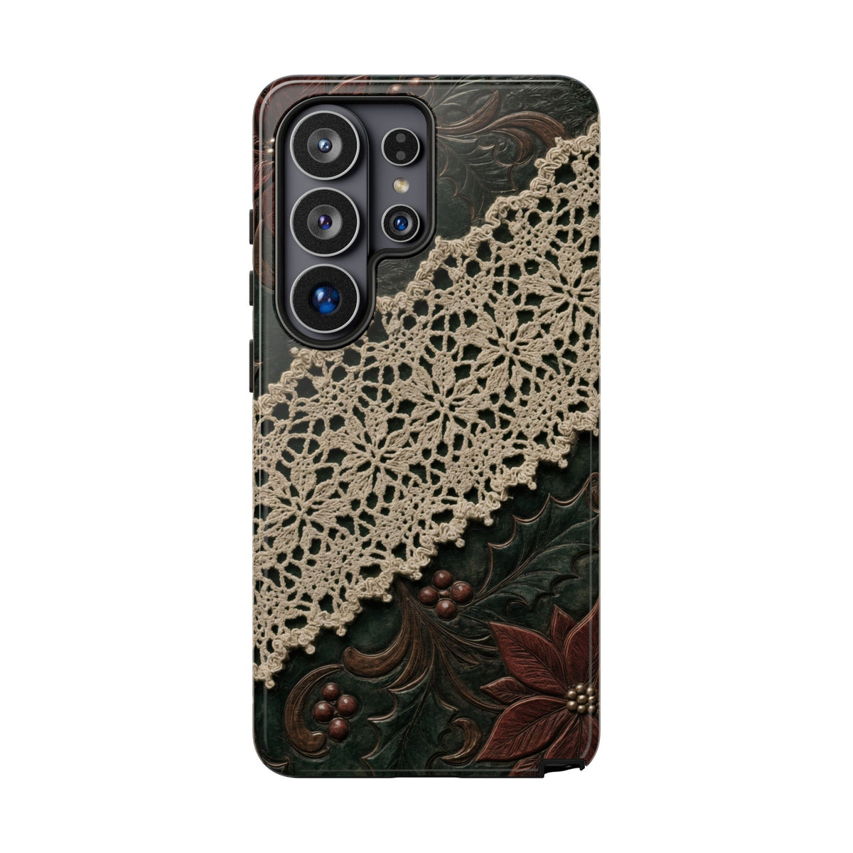 Poinsettia Lace Tough Case