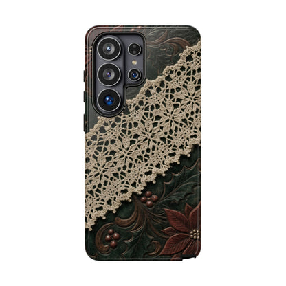 Poinsettia Lace Tough Case