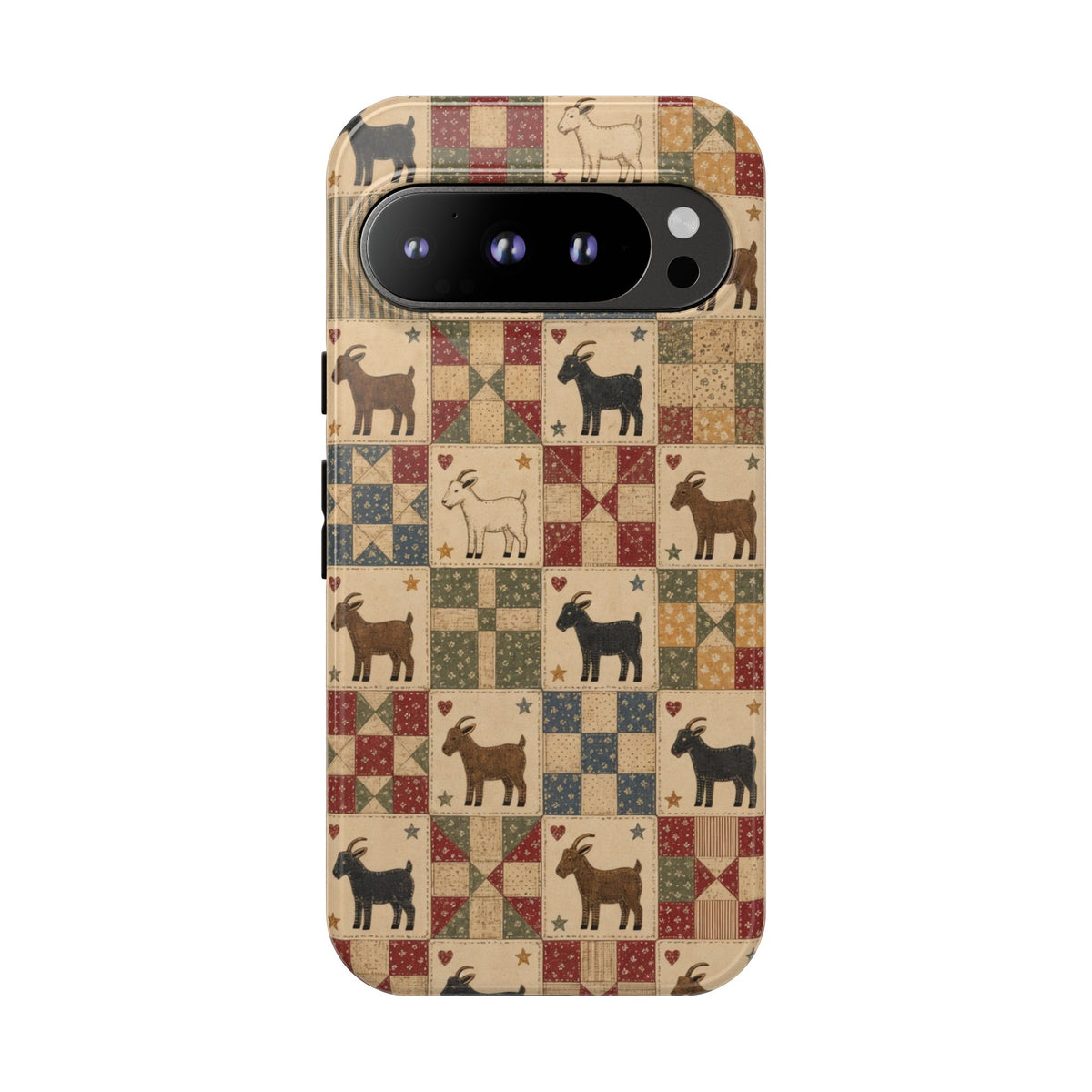 Goat Quilt Tough Case