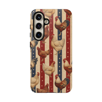 Chickens and Stripes Tough Case