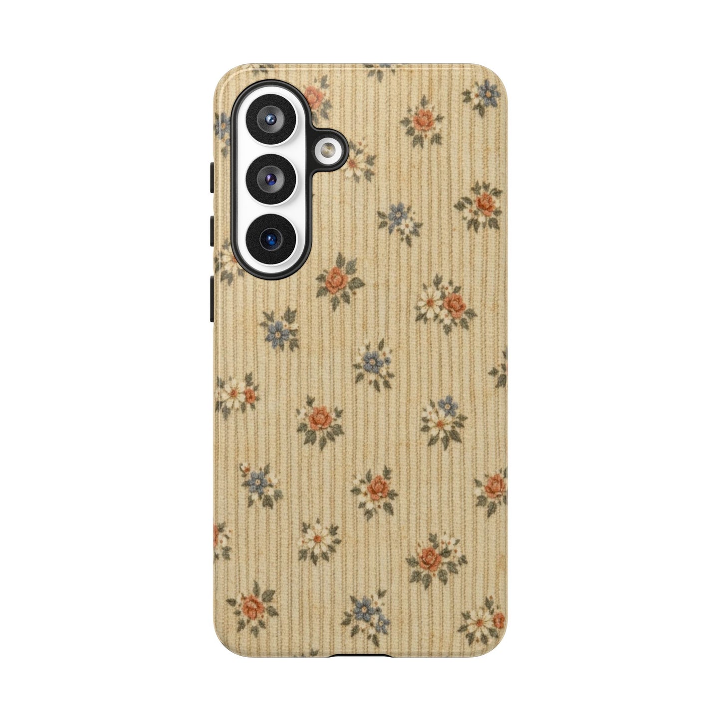 Striped Floral Tough Case