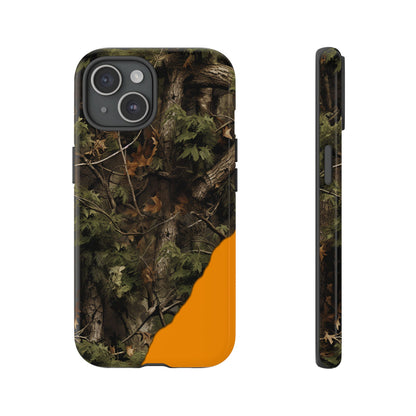 Torn Camo Orange Tough Case