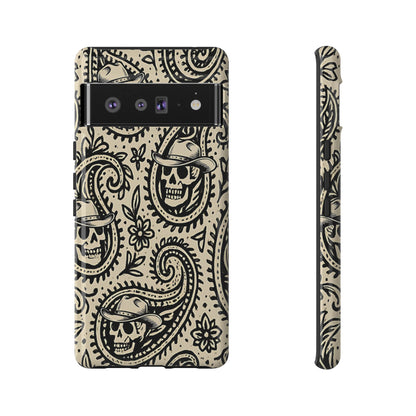 Cowboy Skull Paisley Tough Case