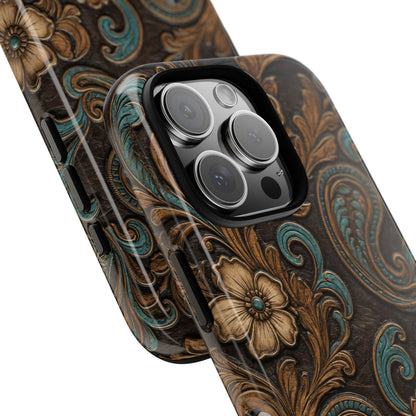 Tooled Paisley Tough Case