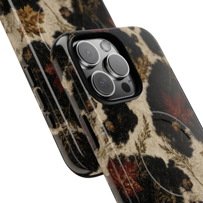 Fall Cowhide Magnetic Case
