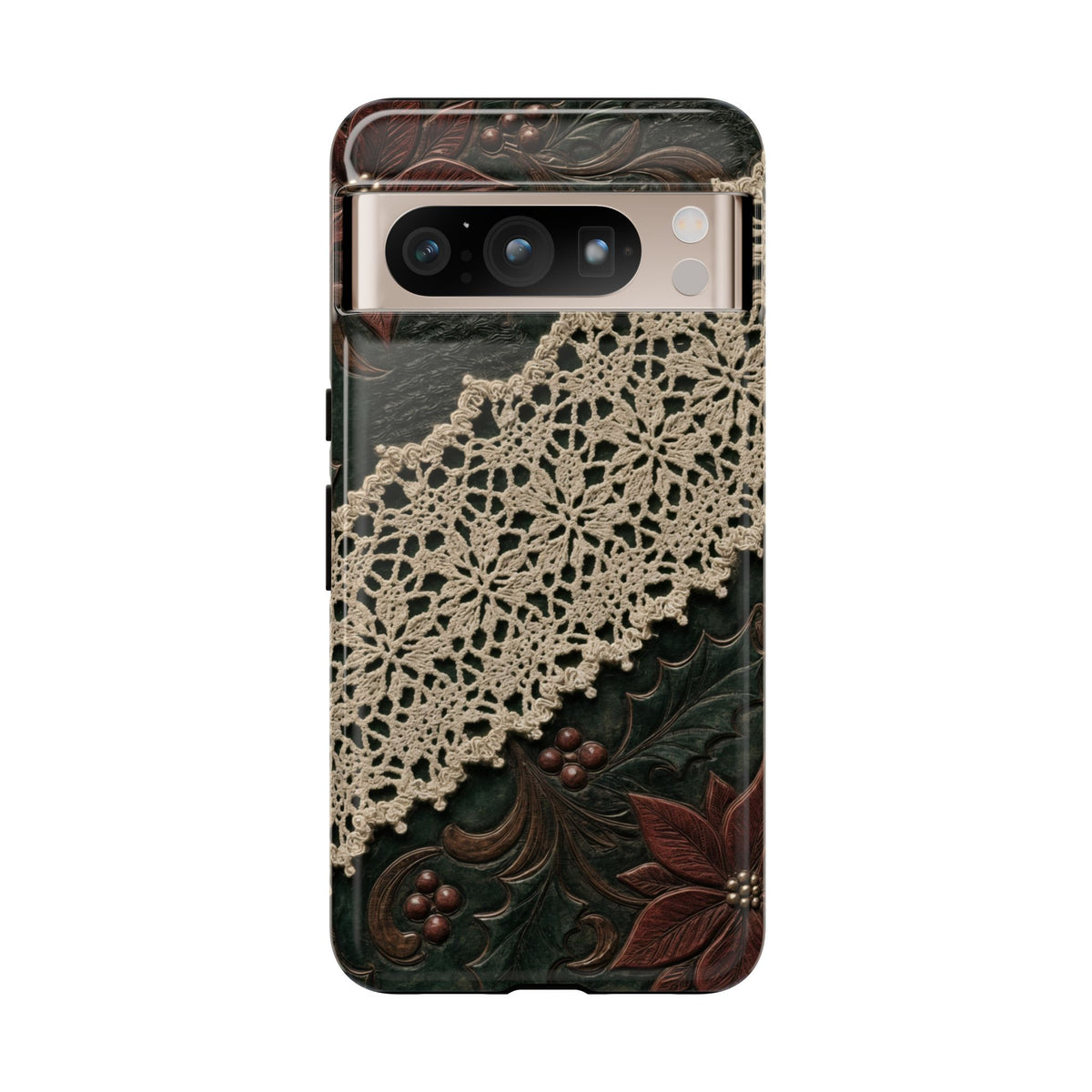Poinsettia Lace Tough Case