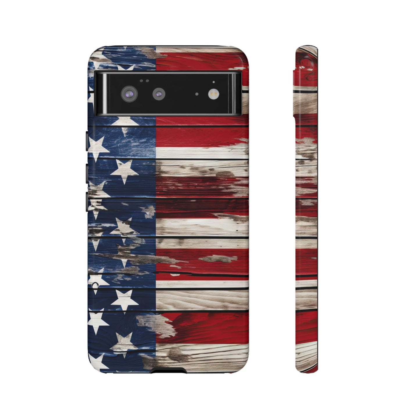 Wood Stars Stripes Tough Case