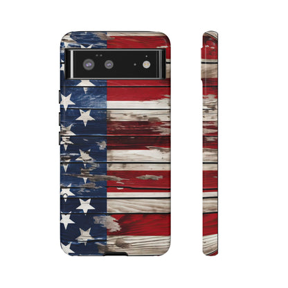 Wood Stars Stripes Tough Case