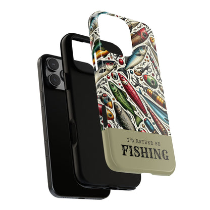 Id Rather Be Fishing Tough Phone Case