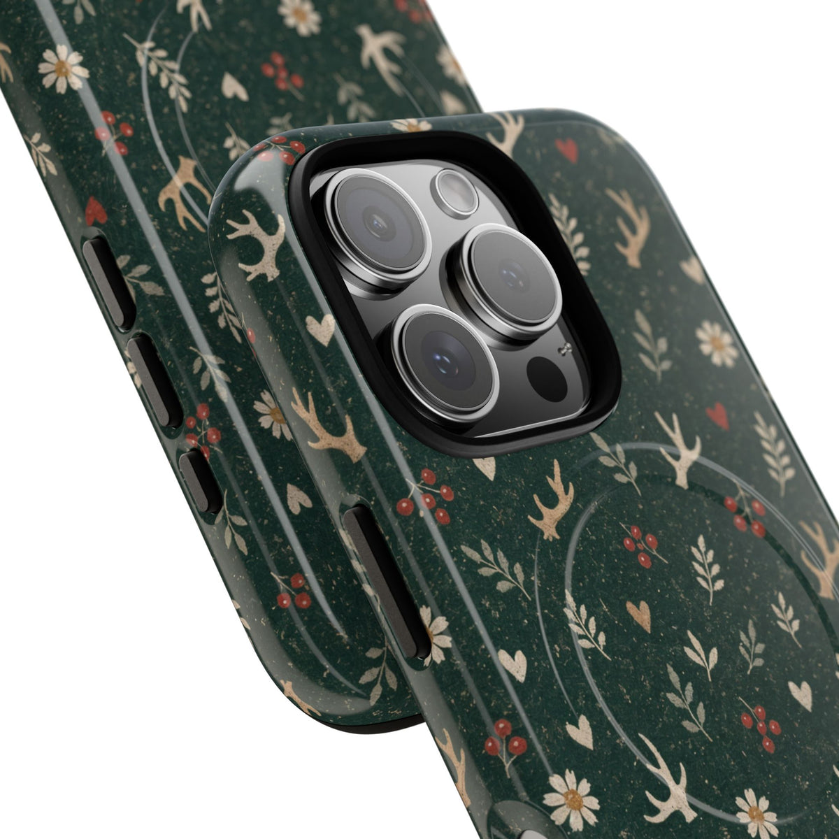 Antler Daisies Evergreen Magnetic Case