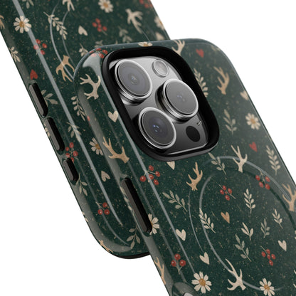 Antler Daisies Evergreen Magnetic Case