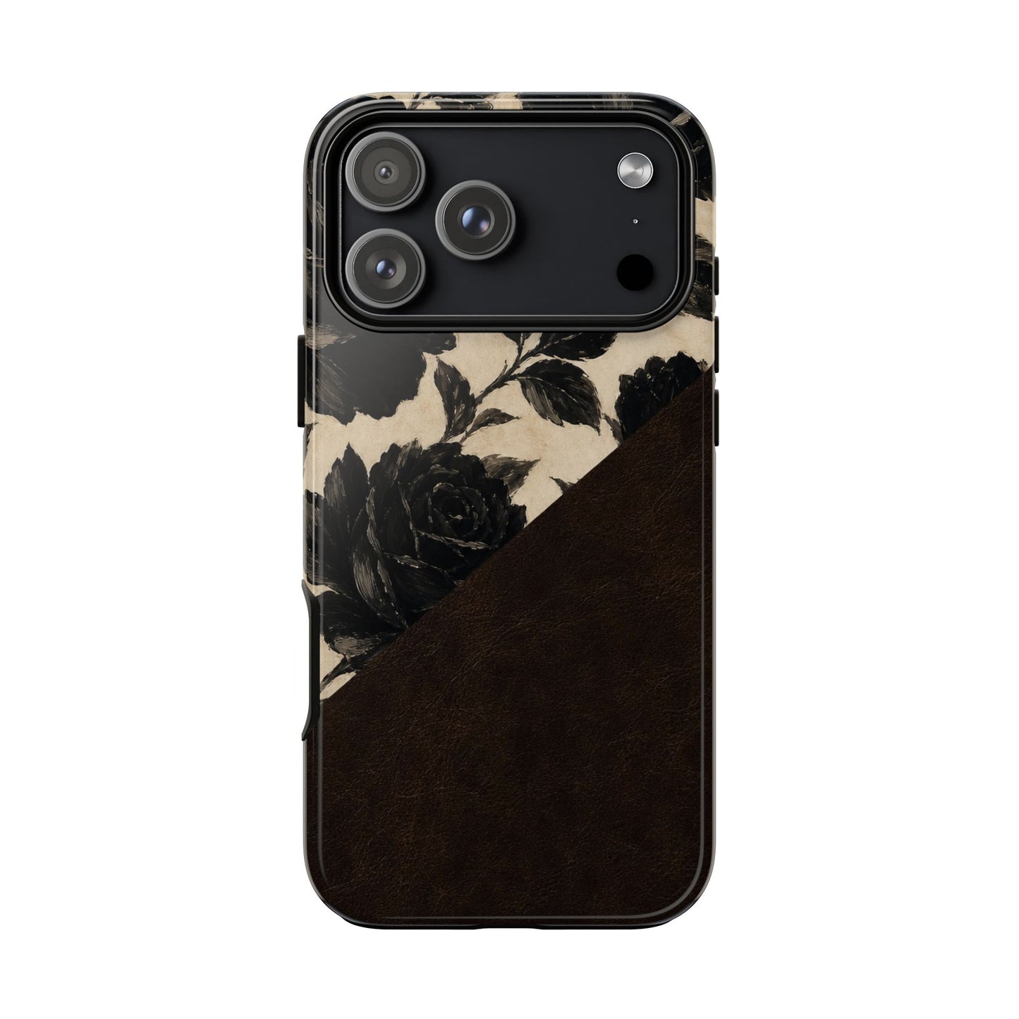 Rose Leather Tough Case