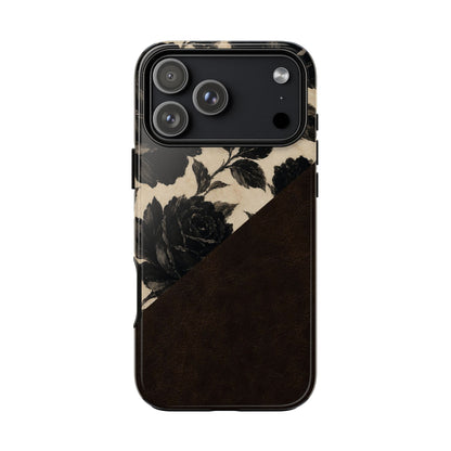 Rose Leather Tough Case