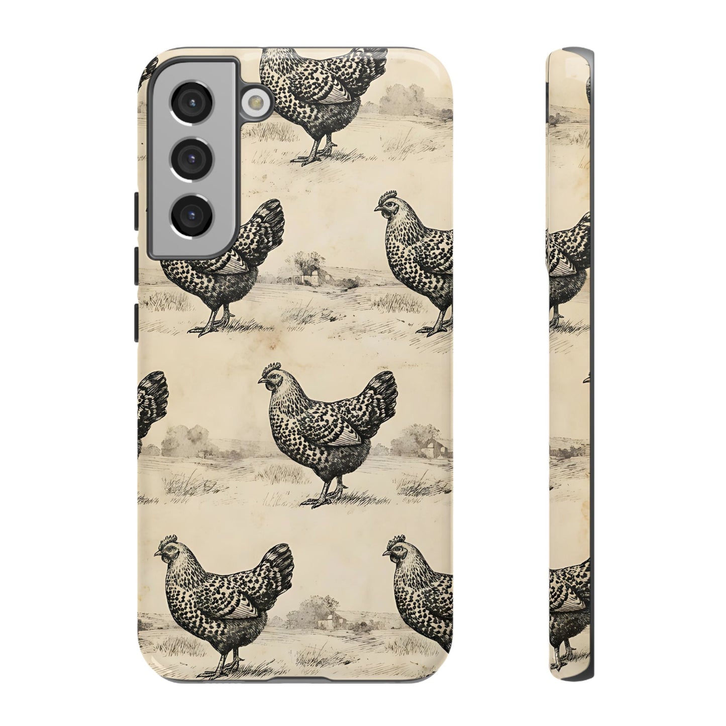 Vintage Chickens Tough Case
