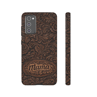 Carved Floral Mama Tough Case