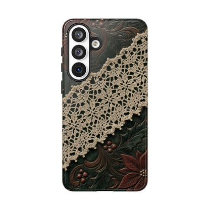 Poinsettia Lace Tough Case