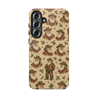 Cowboy Santa Portraits Tough Case