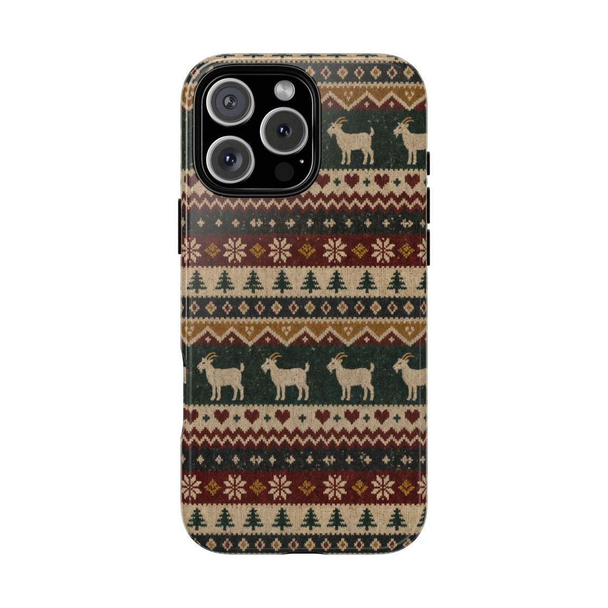 Fair Isle Goats Tough Case