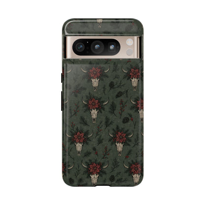 Inked Christmas Skull Tough Case