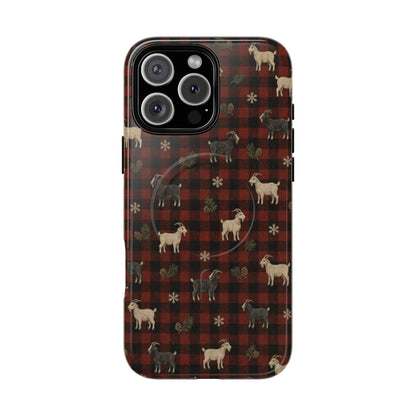 Buffalo Check Goats Magnetic Case