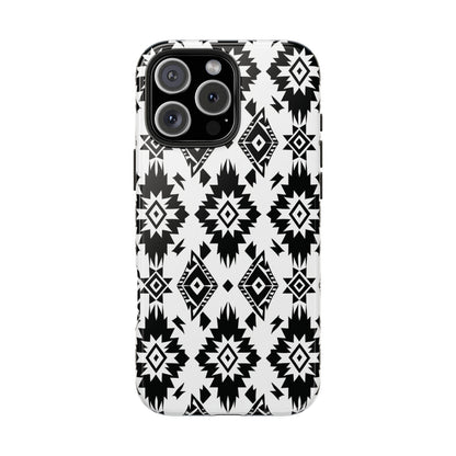 Black White Aztec Phone Case