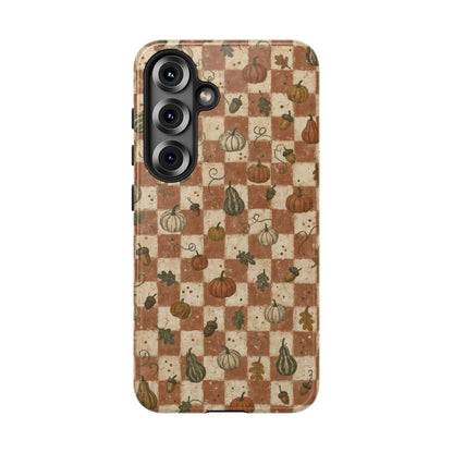 Pumpkin Checker Tough Case