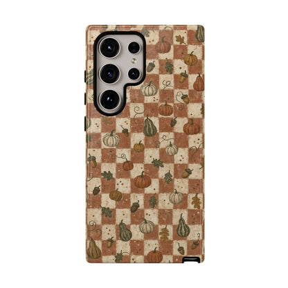 Pumpkin Checker Tough Case