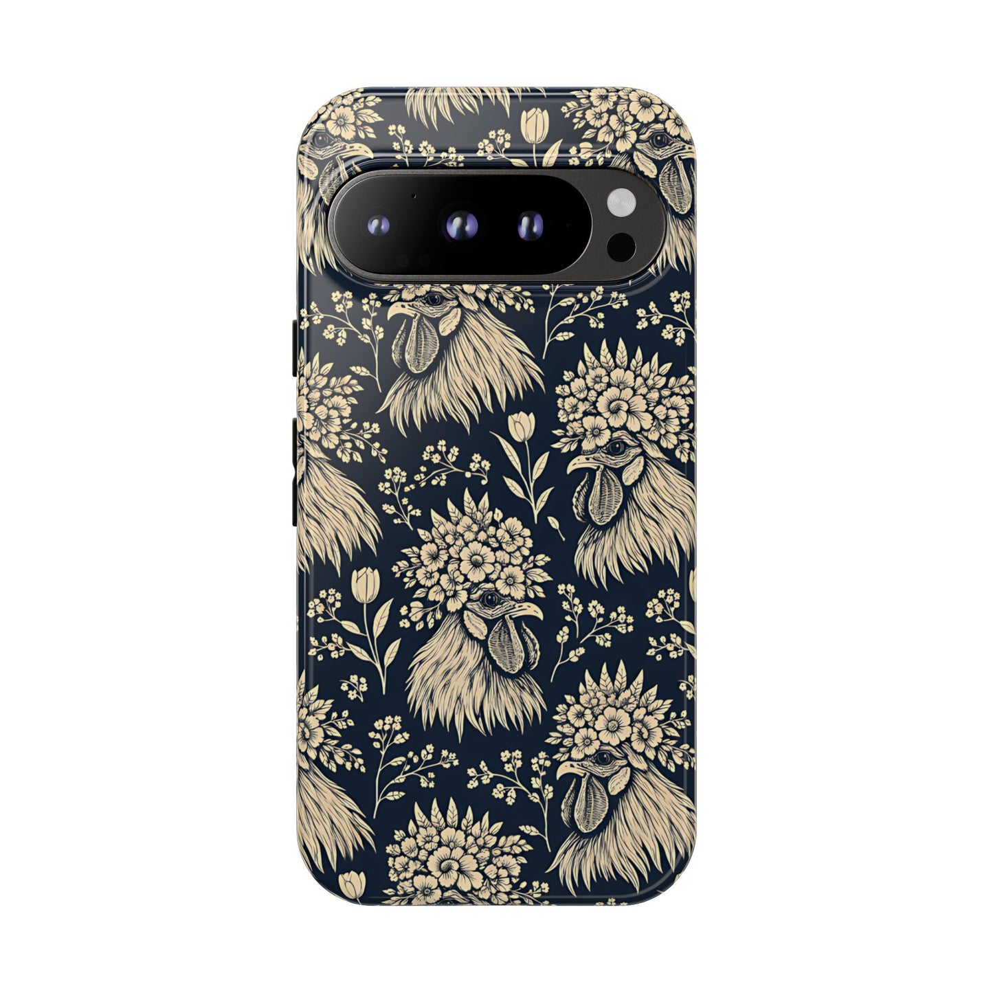 Floral Rooster Tough Case