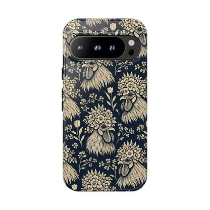 Floral Rooster Tough Case