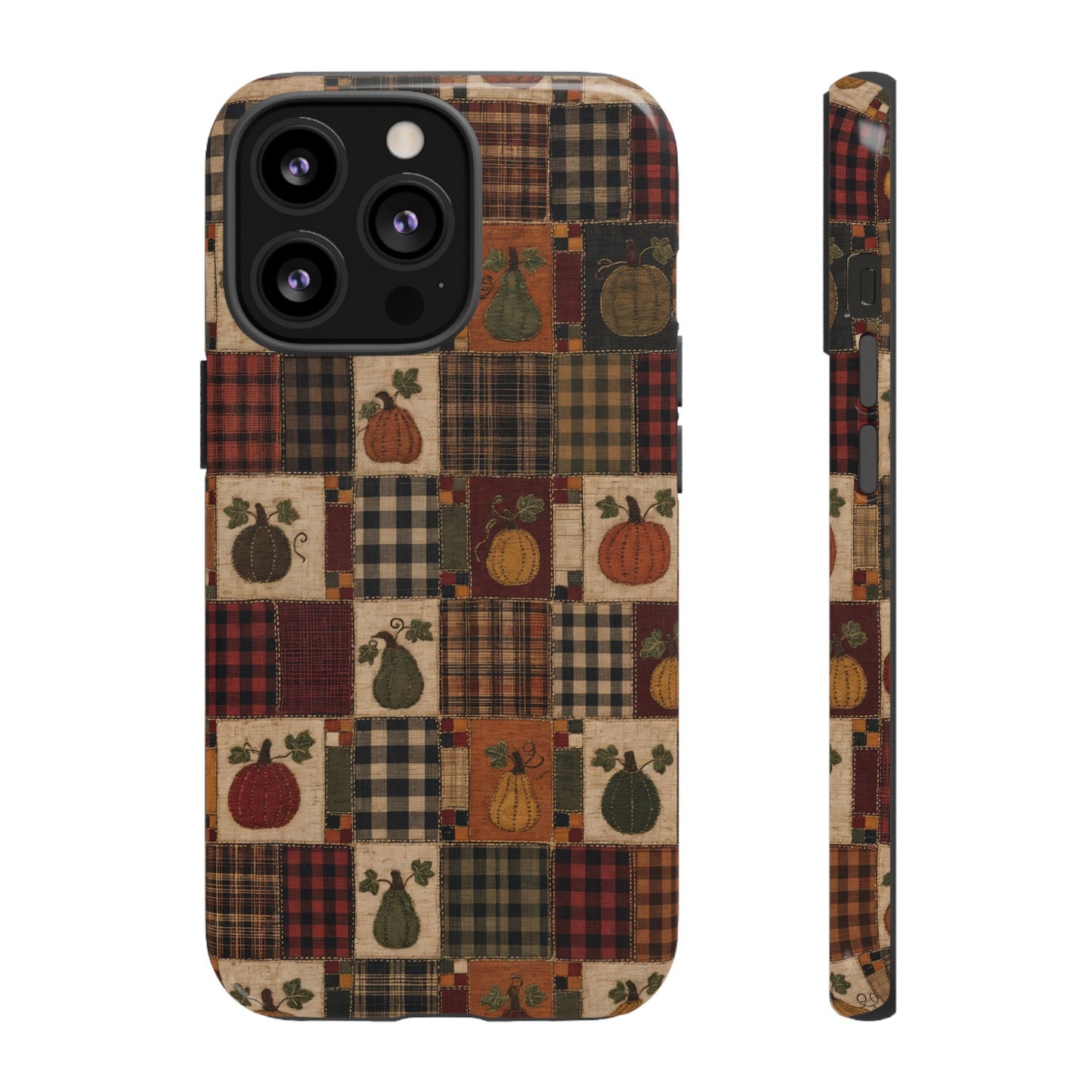 Plaid Pumpkin Tough Case