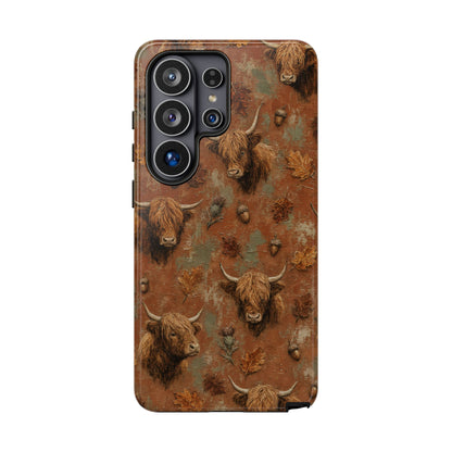 Autumn Highland Cow Tough Case