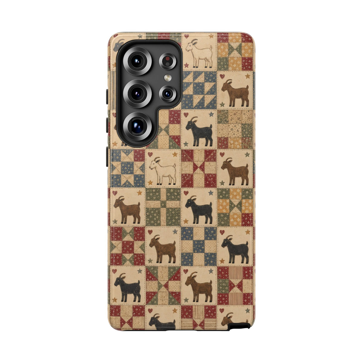 Goat Quilt Tough Case