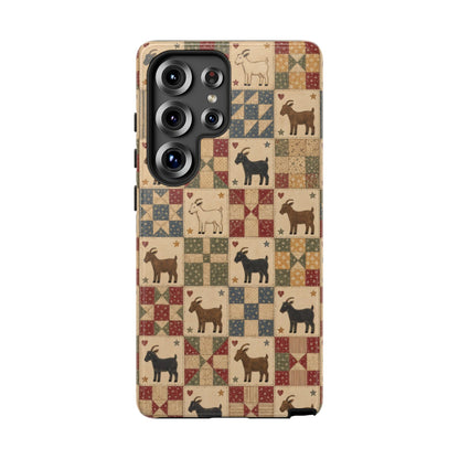 Goat Quilt Tough Case
