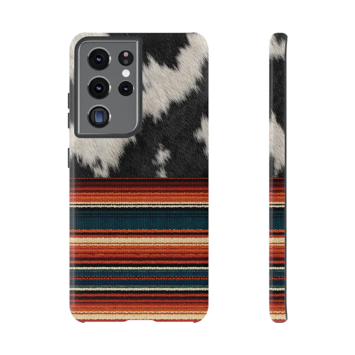 Cowhide + Serape Stripe Tough Case