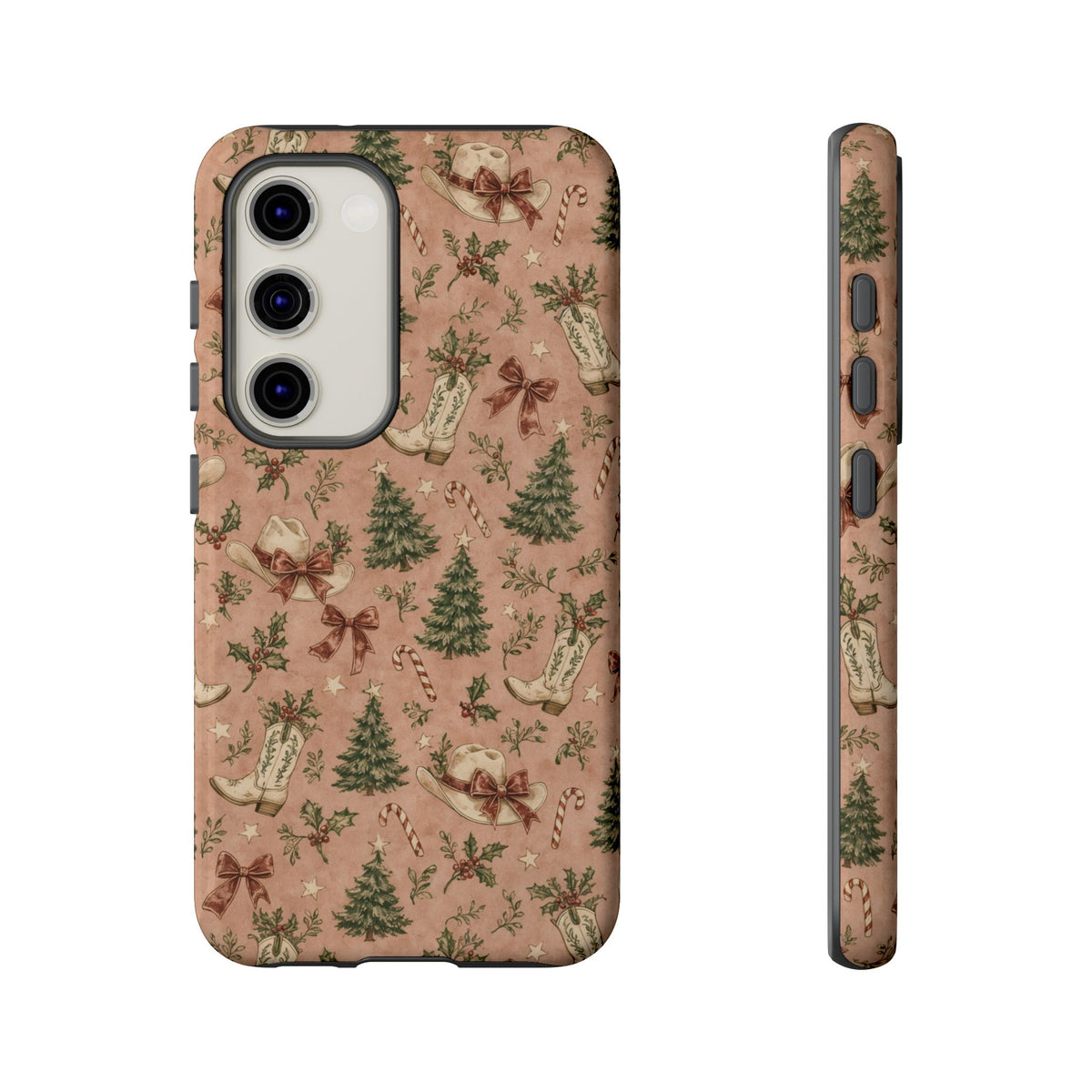 Pink Cowgirl Christmas Tough Case