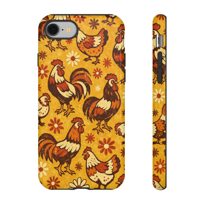 Retro Chickens Tough Case