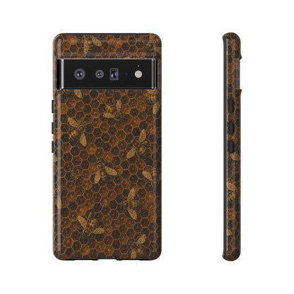Golden Honeycomb Tough Case