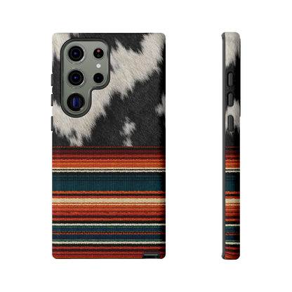 Cowhide + Serape Stripe Tough Case