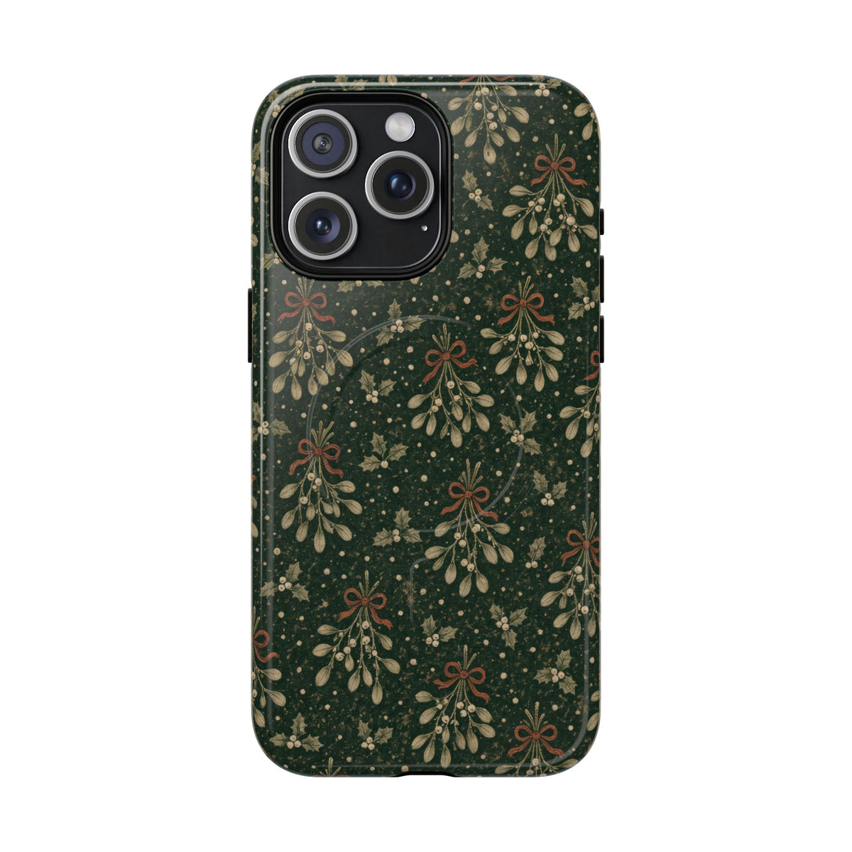 Mistletoe Etching Magnetic Case