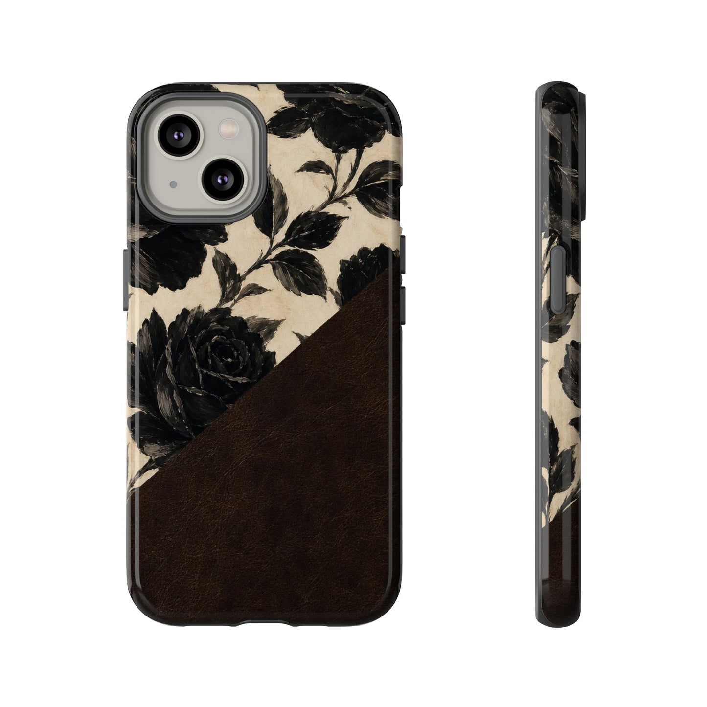 Rose Leather Tough Case